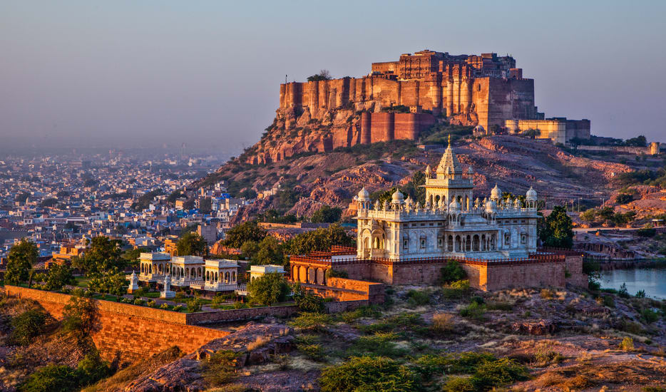 The Glimpse Of Desert, Fort & Lakes